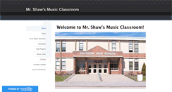 Desktop Screenshot of mrshawmusic.com